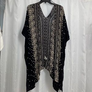 Forever 21 Printed Kimono/Cardigan